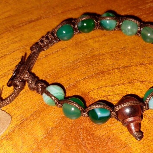 NEW Tamashii Unisex Bracelet Lace Green.  Length:  8.5" - Picture 3 of 9